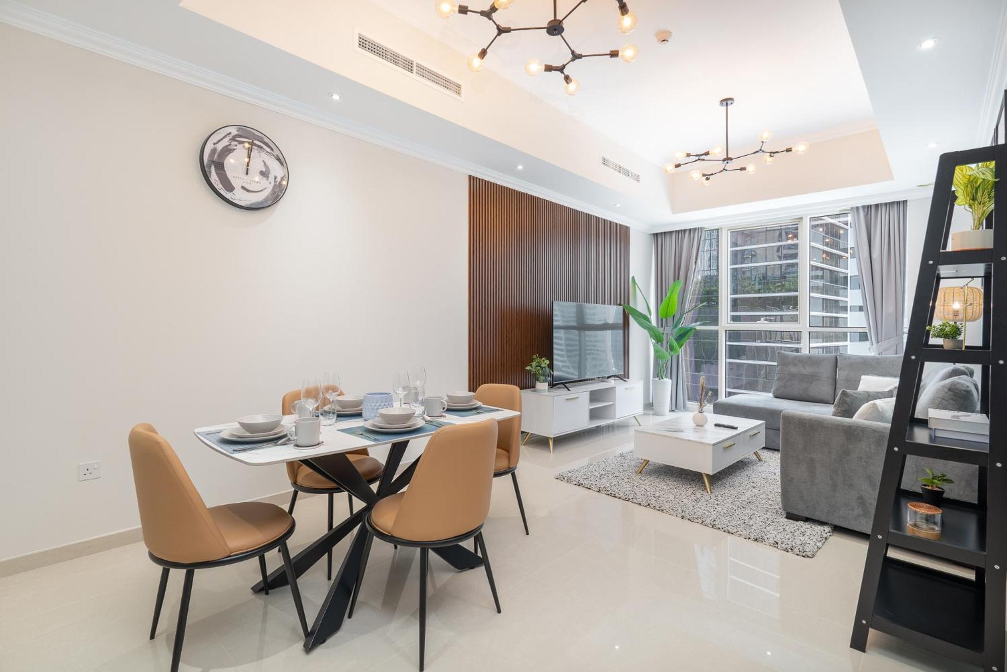 Heaven Crest Vacation Homes Downtown - Studio And 1 Bedroom Suites 2 Minute Walk To Dubai Mall And Burj Khalifa Eksteriør billede