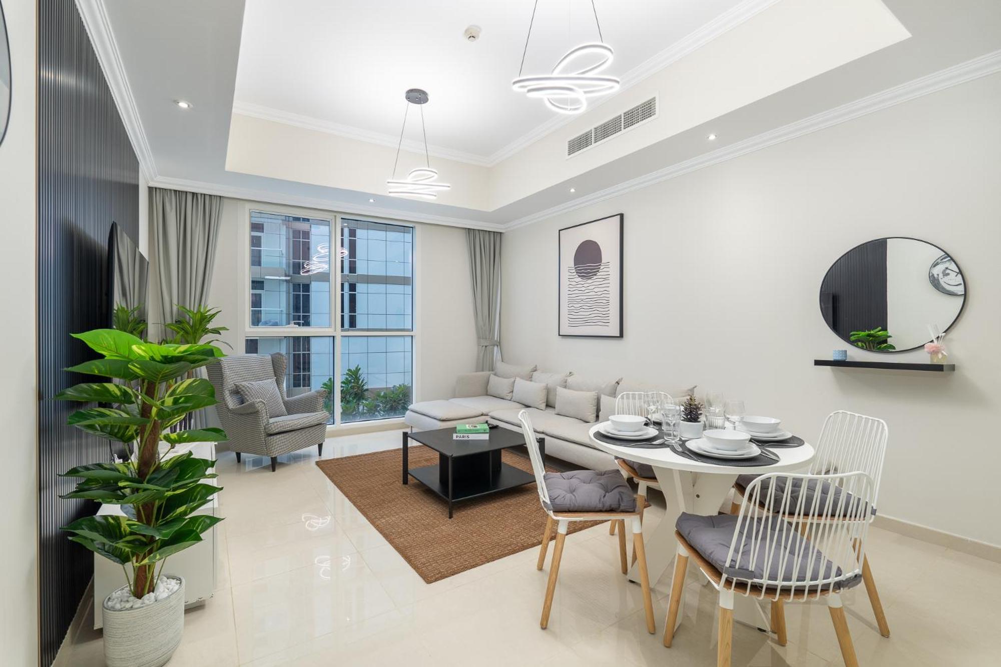 Heaven Crest Vacation Homes Downtown - Studio And 1 Bedroom Suites 2 Minute Walk To Dubai Mall And Burj Khalifa Eksteriør billede