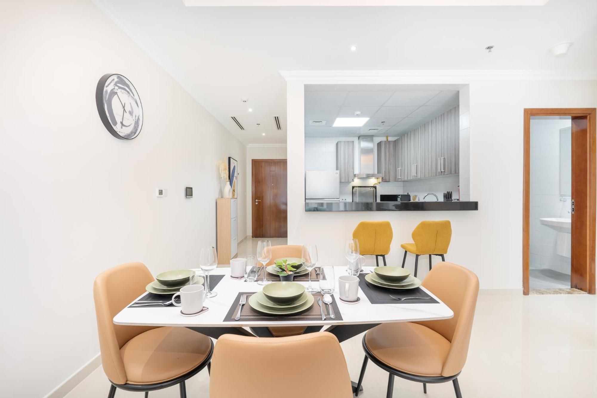 Heaven Crest Vacation Homes Downtown - Studio And 1 Bedroom Suites 2 Minute Walk To Dubai Mall And Burj Khalifa Eksteriør billede