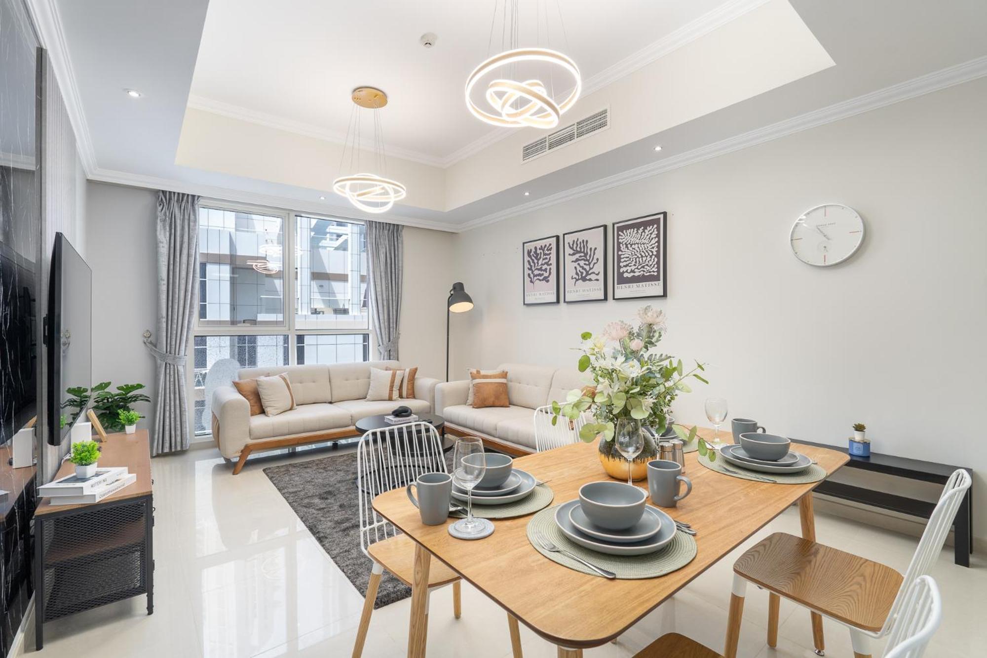 Heaven Crest Vacation Homes Downtown - Studio And 1 Bedroom Suites 2 Minute Walk To Dubai Mall And Burj Khalifa Eksteriør billede