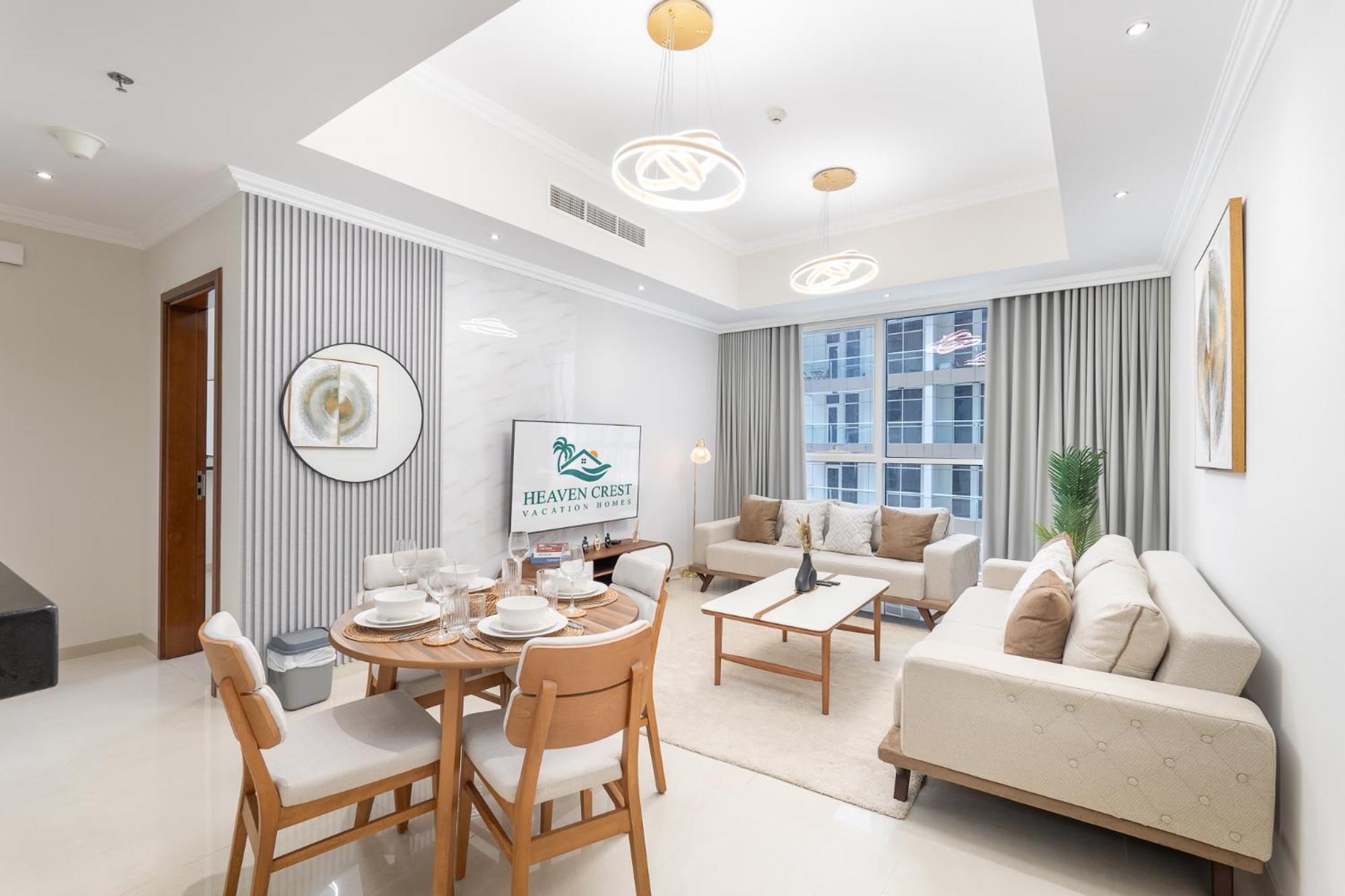 Heaven Crest Vacation Homes Downtown - Studio And 1 Bedroom Suites 2 Minute Walk To Dubai Mall And Burj Khalifa Eksteriør billede