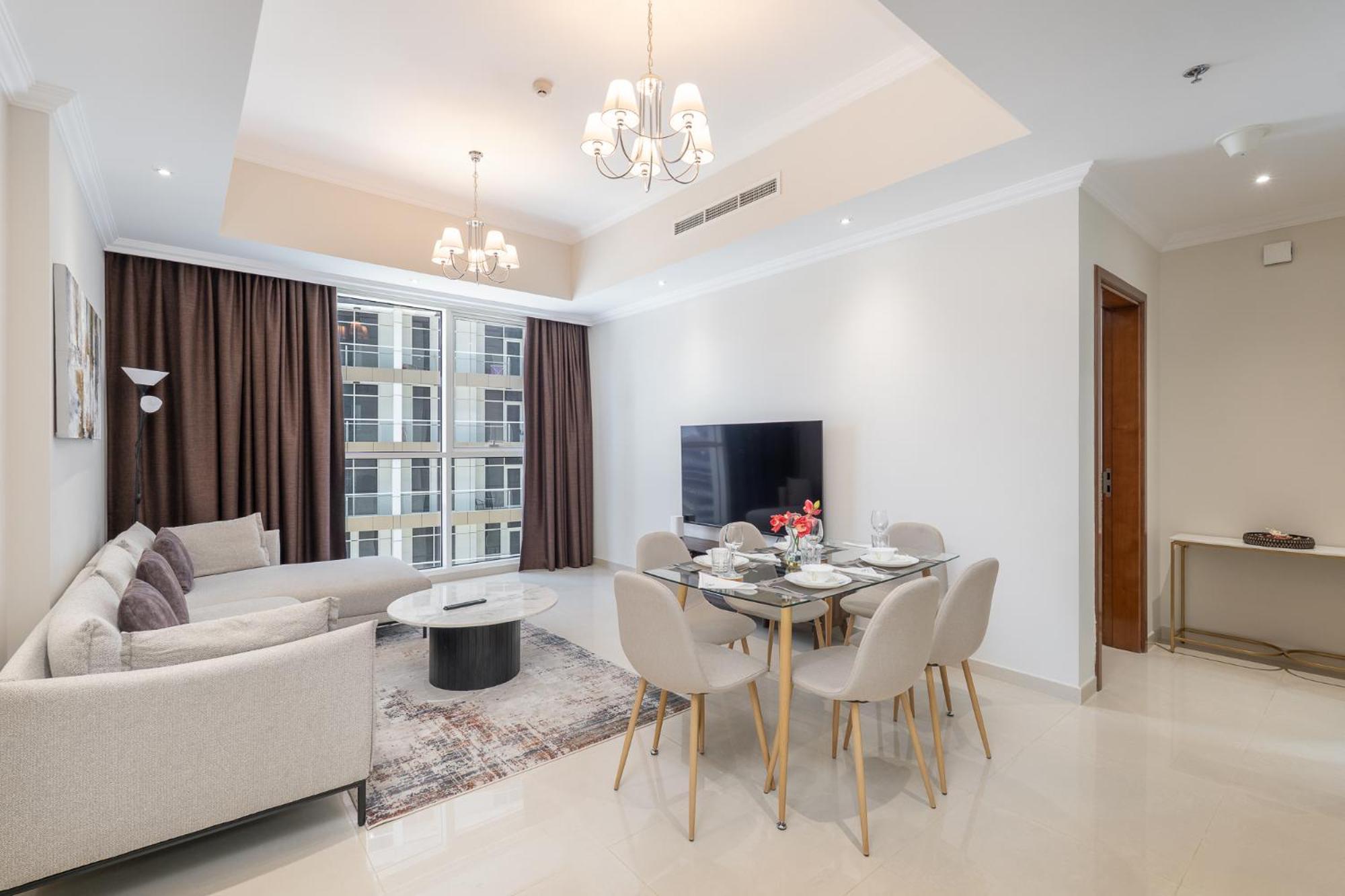 Heaven Crest Vacation Homes Downtown - Studio And 1 Bedroom Suites 2 Minute Walk To Dubai Mall And Burj Khalifa Eksteriør billede
